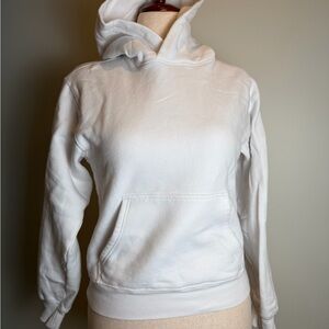 Aritzia Tna Cozy Fleece Perfect Women's White Hoodie